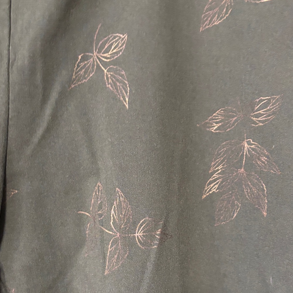 Chico's Olive Leaf Pattern Pants - image 3